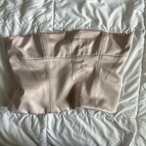 Satin pink house of CB corset.